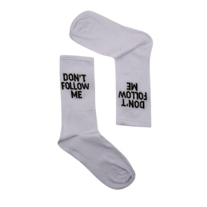 QW0010 – Κάλτσα ψηλή UNISEX DONT FOLLOW ME