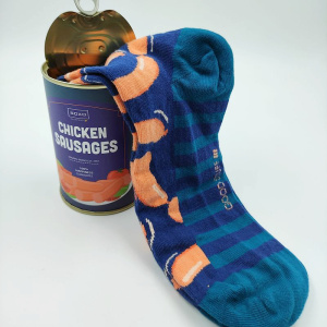 CAN005 – Ανδρική Κάλτσα σε Κουτί/Κονσέρβα – Λουκάνικο