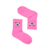 S0196 – Γυναικεία Κάλτσα Χαρούμενη φατσούλα Ροζ