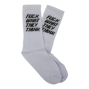 UN079 – Κάλτσα ψηλή UNISEX – Fuck what they think