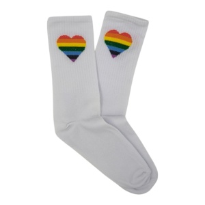 UN0131 – Κάλτσα ψηλή UNISEX – PRIDE HEART SOCKS