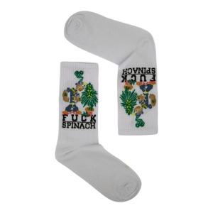 UN0124 – Κάλτσα ψηλή UNISEX – F*CK SPINACH