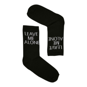 UN0121 – Κάλτσα ψηλή UNISEX – LEAVE ME ALONE