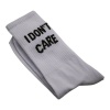 UN0110 – Κάλτσα ψηλή UNISEX – I DONT CARE - Image 2