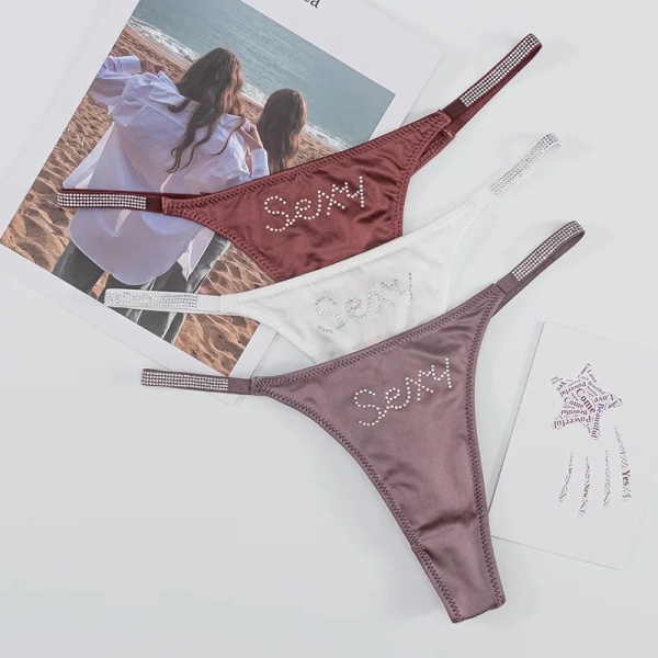 BR036 – Γυναικείο Brazil Σατέν με Στρας - SEXY - Image 4