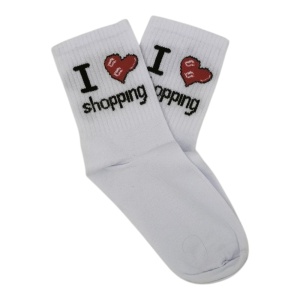 MP0114 – Κάλτσα ψηλή Γυναικεία – I love shopping