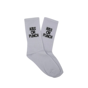 UN0160 – Κάλτσα ψηλή UNISEX – KISS OR PUNCH