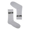 QW0013 – Κάλτσα ψηλή UNISEX – SHUT UP!