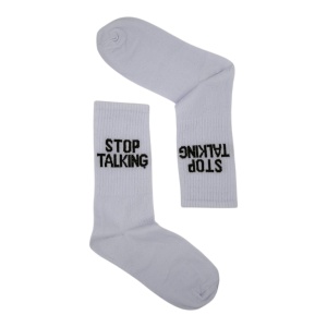 UN0148 – Κάλτσα ψηλή UNISEX – STOP TALKING
