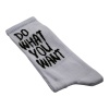 QW010 - Κάλτσα ψηλή UNISEX - Do What You Want - Image 2