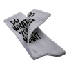 QW010 - Κάλτσα ψηλή UNISEX - Do What You Want - Image 3