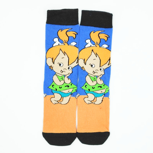 UN0238 – Κάλτσα ψηλή UNISEX – Pebbles Wilma Flintstone