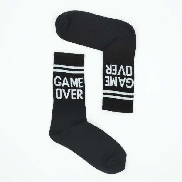 UN0225 – Κάλτσα ψηλή UNISEX – GAME OVER