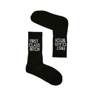 UN0250 – Κάλτσα ψηλή UNISEX – FIRST CLASS BITCH