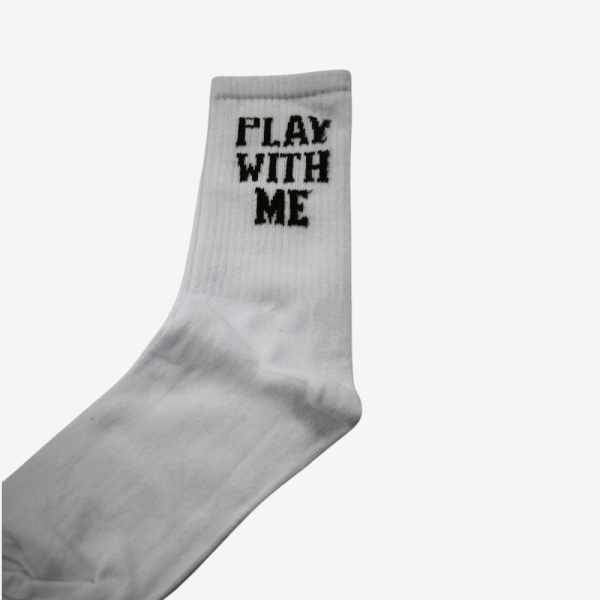 UN0256 – Κάλτσα ψηλή UNISEX – Play with me - Image 2