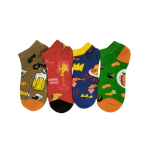 LW050 – Unisex Κάλτσα Σοσόνι – Aperol Spritz Socks Σετ 4 ζευγάρια
