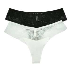 PL065 – Σετ 2τμχ Γυναικείο Brazilian Plus Size με Δαντέλα – Plus Size