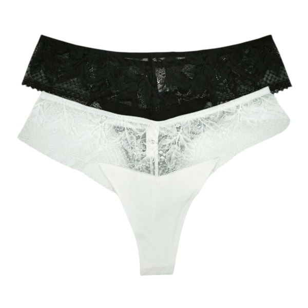 PL065 – Σετ 2τμχ Γυναικείο Brazilian Plus Size με Δαντέλα – Plus Size