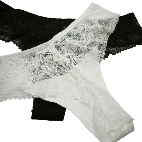 PL065 – Σετ 2τμχ Γυναικείο Brazilian Plus Size με Δαντέλα – Plus Size - Image 3