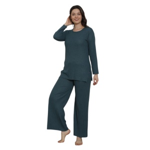 LG005 – Γυναικείο Γκρι Ριπ Σετ Loungewear