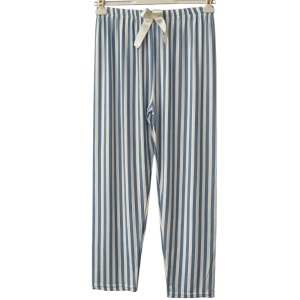 LG009 – Γυναικείο Παντελόνι Πιτζάμας – loungewear Ριγέ – Μπλέ & Λευκό