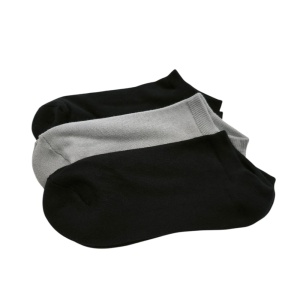 LW053 – Unisex Κάλτσα Σοσόνι Πετσετέ – Σετ 3 ζευγάρια – Γκρι & Μαύρο