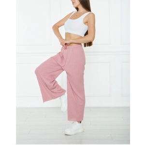 LG007 – Γυναικείο Ριπ Παντελόνι Πιτζάμας – loungewear Ροζ