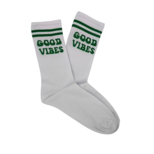 UN0281 – Κάλτσα ψηλή UNISEX – GOOD VIBES