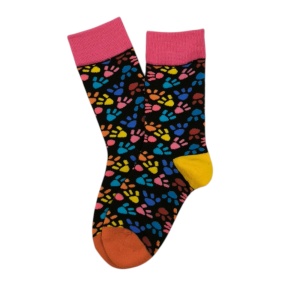 KS004 – Παιδική Κάλτσα με Σχέδιο Πατουσάκια