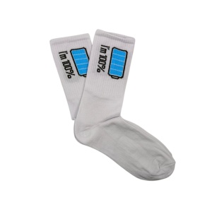 UN0274 – Κάλτσα ψηλή UNISEX – I'M 100%