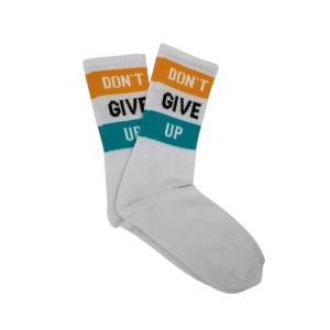 UN0270 – Κάλτσα ψηλή UNISEX – DON'T GIVE UP