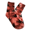 UN0288 – Κάλτσα ψηλή UNISEX – TIE DYE CANNABIS - Image 2