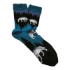 UN0295 – Κάλτσα ψηλή UNISEX – Λύκος - Image 2