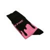 MP0188 – Κάλτσα ψηλή Γυναικεία – PINK BLACK - Image 2