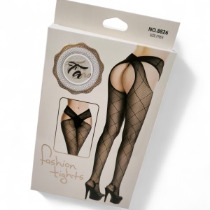 KL023 – Διχτυωτό Καλσόν με Ιδιαίτερο Άνοιγμα – Sexy Lingerie