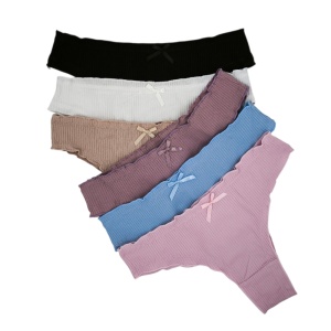 BR063 – Σετ 6τμχ Σλιπάκι Γυναικείο Brazil-Βαμβακερό