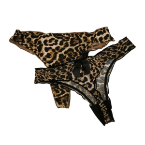 PU070 – Σετ 2τμχ γυναικείο string Animal print