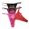 STR0169 – Γυναικείο String I LOVE MY HUSBAND - Image 2